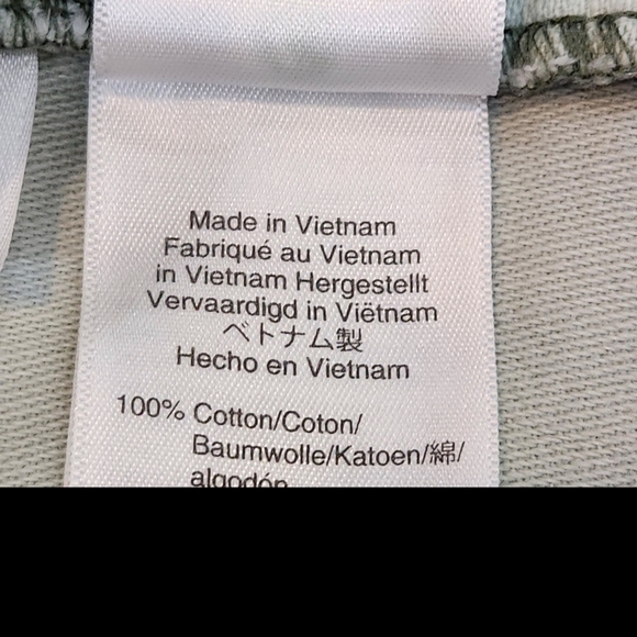 J.Crew Garment Dyed Foundry High Rise Straight Leg Crop Light Green / AP392 - Picture 7 of 7